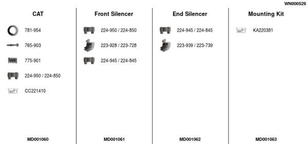 Išmetimo sistema FA1 WN000529