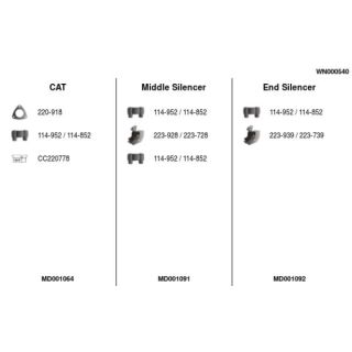 Išmetimo sistema FA1 WN000540