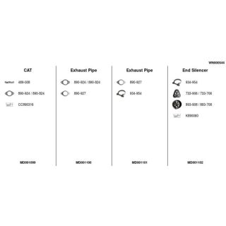 Išmetimo sistema FA1 WN000544