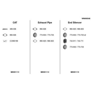 Išmetimo sistema FA1 WN000548