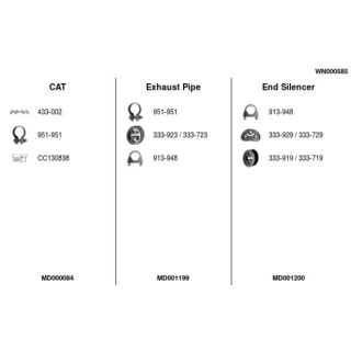 Išmetimo sistema FA1 WN000585