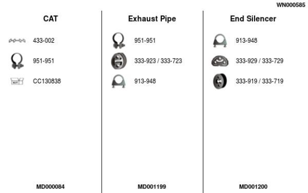 Išmetimo sistema FA1 WN000585