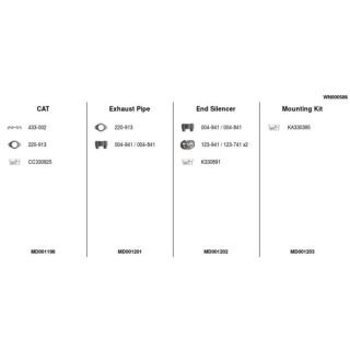 Išmetimo sistema FA1 WN000586