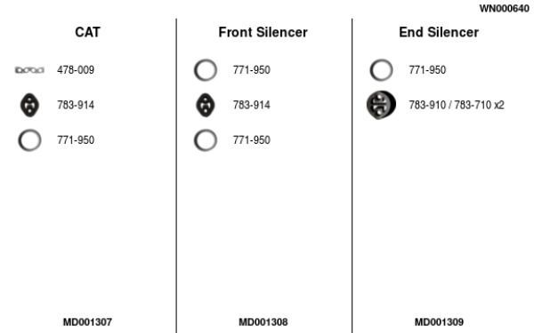Išmetimo sistema FA1 WN000640