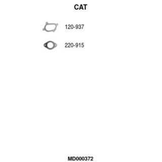 Katalizatoriaus keitiklis FA1 MD000372