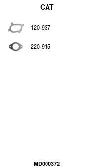 Katalizatoriaus keitiklis FA1 MD000372