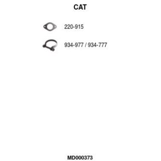 Katalizatoriaus keitiklis FA1 MD000373