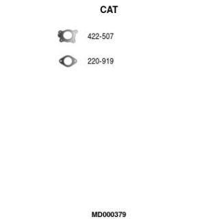 Katalizatoriaus keitiklis FA1 MD000379