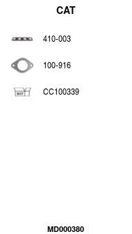 Katalizatoriaus keitiklis FA1 MD000380