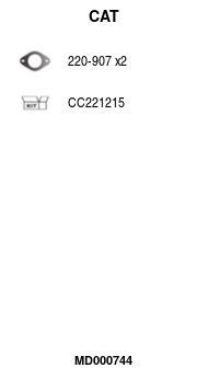 Katalizatoriaus keitiklis FA1 MD000744