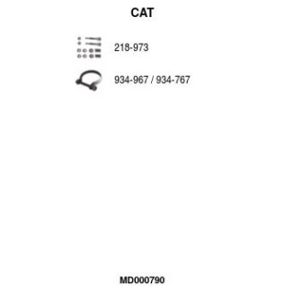 Katalizatoriaus keitiklis FA1 MD000790