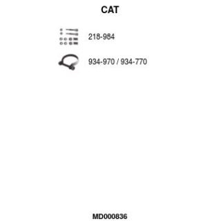 Katalizatoriaus keitiklis FA1 MD000836