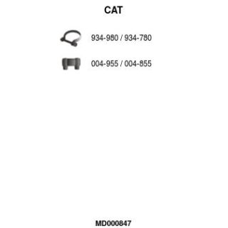 Katalizatoriaus keitiklis FA1 MD000847