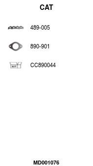 Katalizatoriaus keitiklis FA1 MD001076