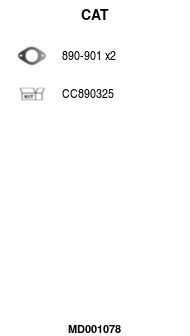 Katalizatoriaus keitiklis FA1 MD001078