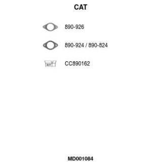 Katalizatoriaus keitiklis FA1 MD001084