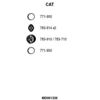 Katalizatoriaus keitiklis FA1 MD001326