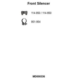 Priekinis duslintuvas FA1 MD000336