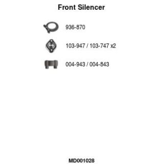 Priekinis duslintuvas FA1 MD001028