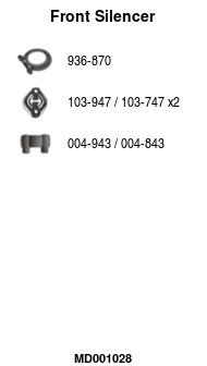 Priekinis duslintuvas FA1 MD001028