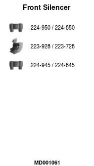 Priekinis duslintuvas FA1 MD001061