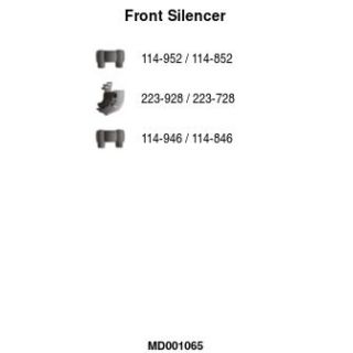 Priekinis duslintuvas FA1 MD001065