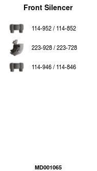 Priekinis duslintuvas FA1 MD001065