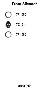 Priekinis duslintuvas FA1 MD001308