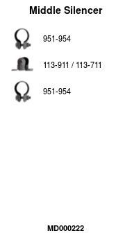 Vidurinis duslintuvas FA1 MD000222