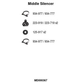 Vidurinis duslintuvas FA1 MD000367