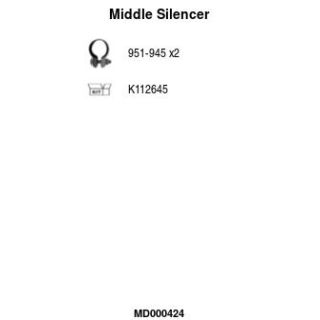 Vidurinis duslintuvas FA1 MD000424