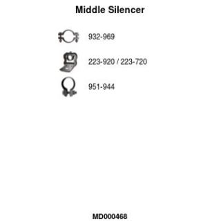 Vidurinis duslintuvas FA1 MD000468