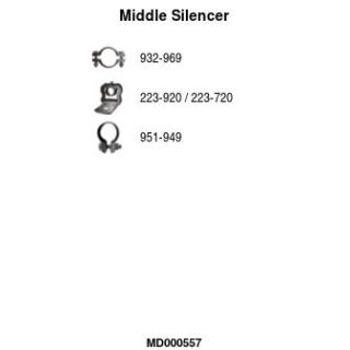 Vidurinis duslintuvas FA1 MD000557
