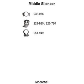 Vidurinis duslintuvas FA1 MD000561