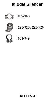 Vidurinis duslintuvas FA1 MD000561