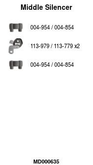 Vidurinis duslintuvas FA1 MD000635