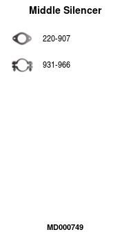 Vidurinis duslintuvas FA1 MD000749