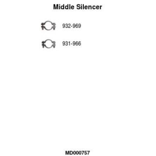 Vidurinis duslintuvas FA1 MD000757