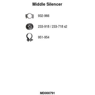 Vidurinis duslintuvas FA1 MD000791