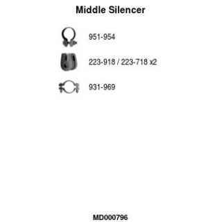 Vidurinis duslintuvas FA1 MD000796