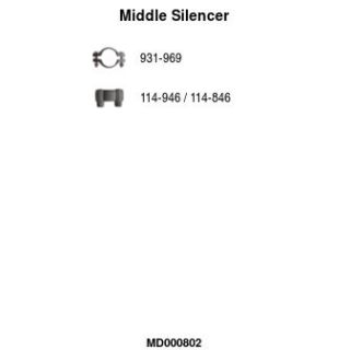 Vidurinis duslintuvas FA1 MD000802