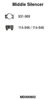 Vidurinis duslintuvas FA1 MD000802