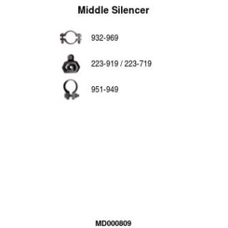 Vidurinis duslintuvas FA1 MD000809