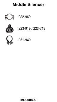 Vidurinis duslintuvas FA1 MD000809