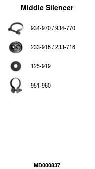 Vidurinis duslintuvas FA1 MD000837