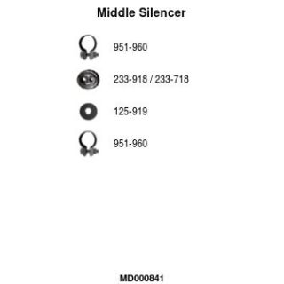 Vidurinis duslintuvas FA1 MD000841