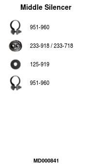 Vidurinis duslintuvas FA1 MD000841