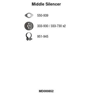 Vidurinis duslintuvas FA1 MD000852