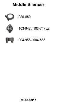 Vidurinis duslintuvas FA1 MD000911