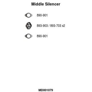 Vidurinis duslintuvas FA1 MD001079